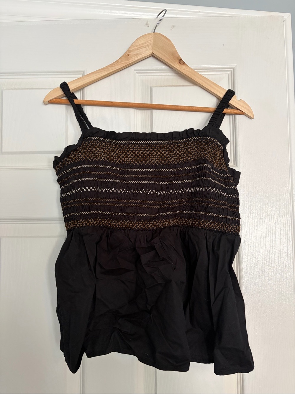 Smocked tank top